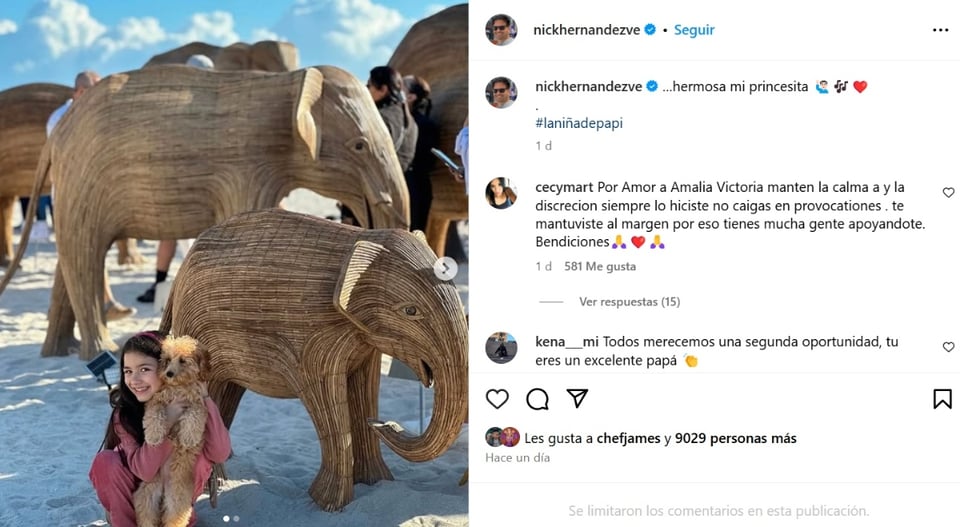 Nick Hernández La Veneno, social networks, Instagram, Amalia Victoria, MundoNOW