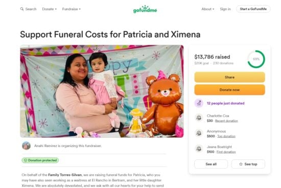 Patricia y su hija pierden la vida hija en un accidente