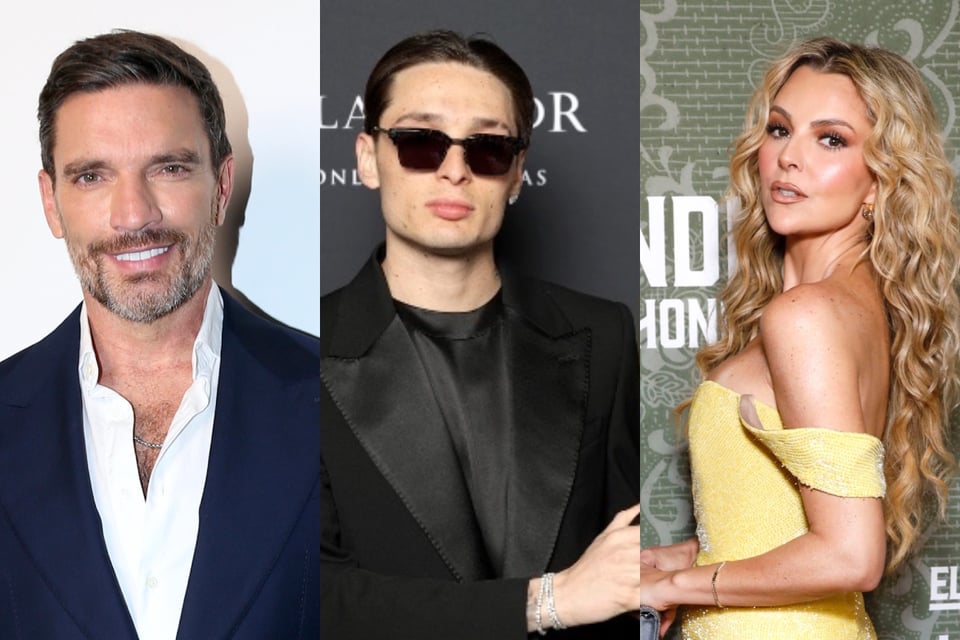 Matías Gil, Julián Gil, Marjorie de Sousa, Peso Pluma, encuentro en Los Ángeles, conflictos familiares, MundoNOW
