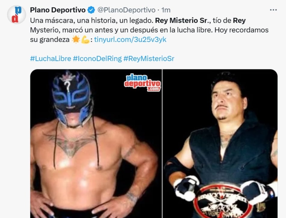 Rey Misterio Sr., hijo, Rey Mysterio, redes sociales, MundoNOW