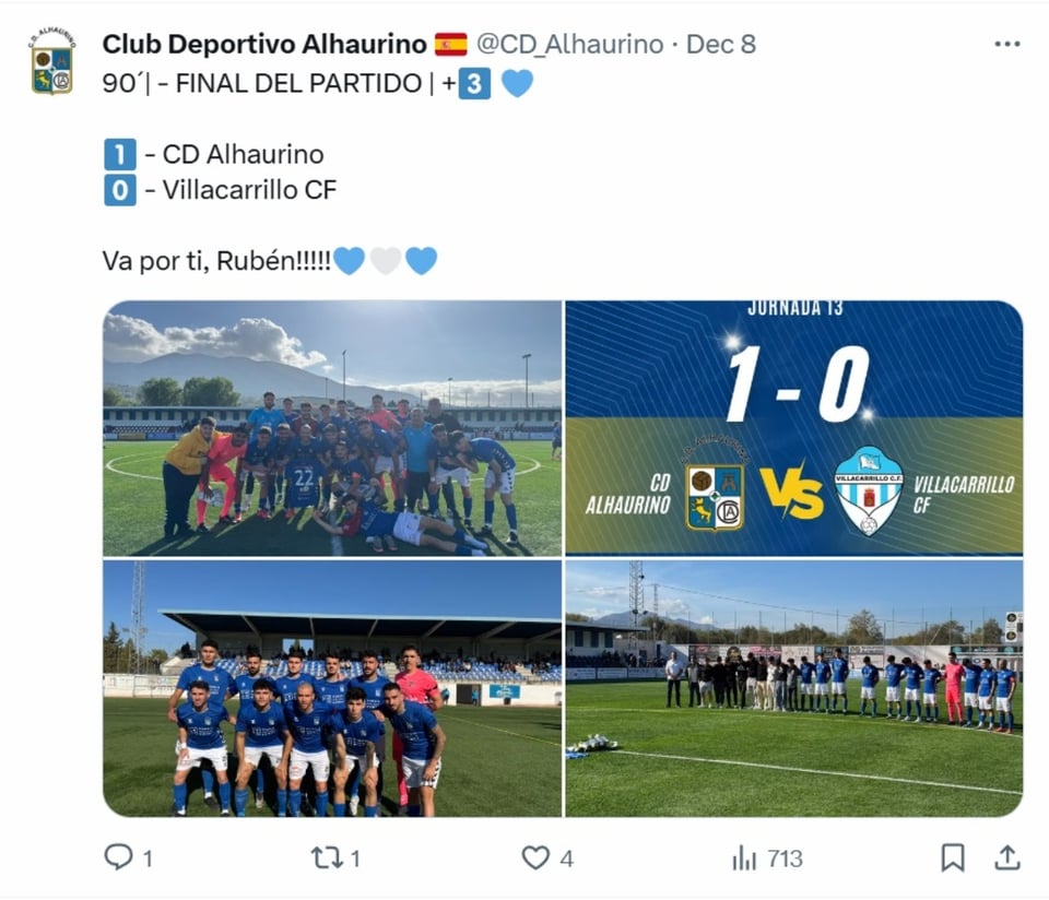 Rubén Bravo Plaza, Club Deportivo Alhaurino, España, fallecimiento, MundoNOW