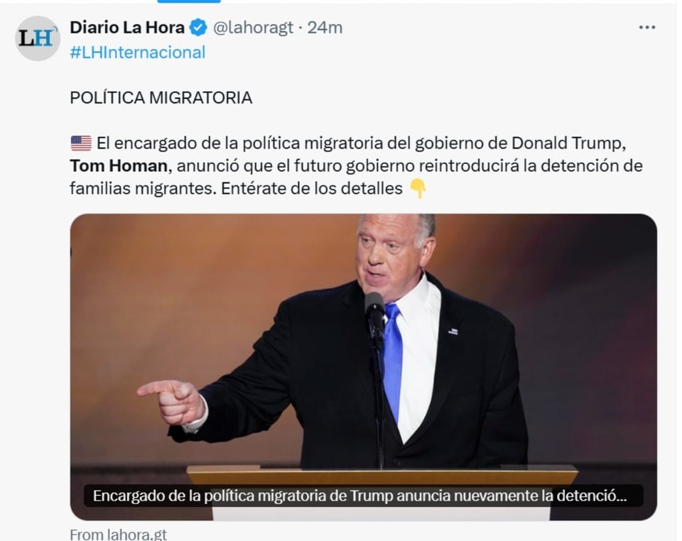 Tom Homan, immigrants, detention, raids, MundoNOW