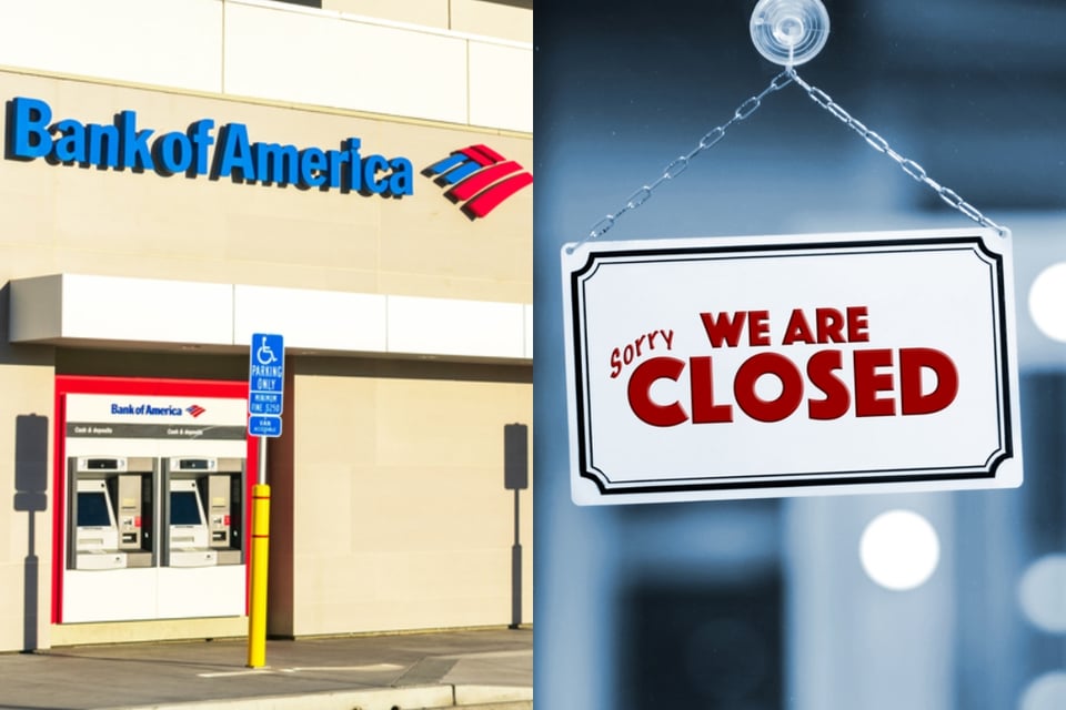 Confirman cierre masivo de sucursales de Bank of America featured image