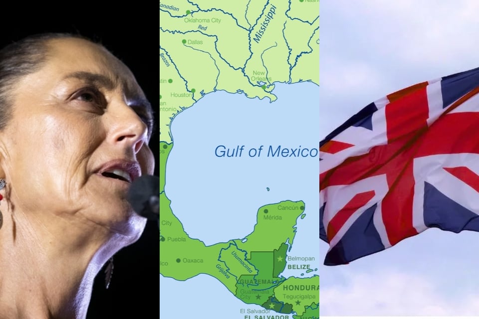 Claudia Sheinbaum reacciona ante el respaldo de Gran Bretaña sobre el nombre de el Golfo de México