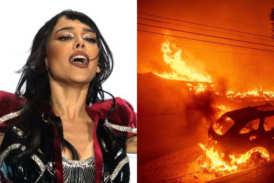 Evacuan de emergencia a Danna Paola tras incendios en California featured image