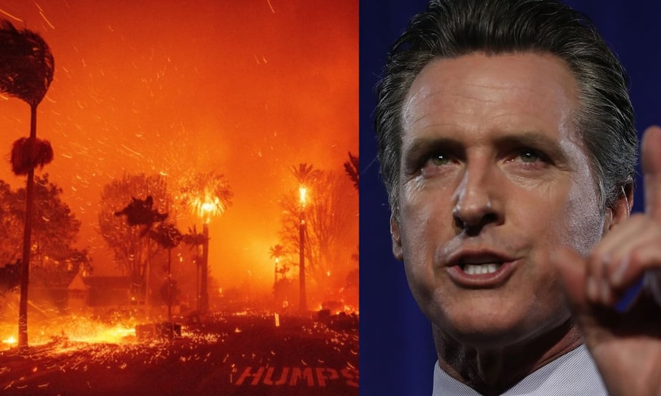 Gobernador de California se defiende y crítica a Trump por «politizar» mortales incendios