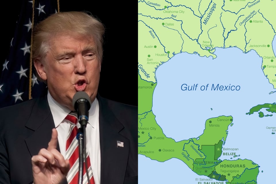 Trump renombrará el golfo de México como ‘golfo de América’