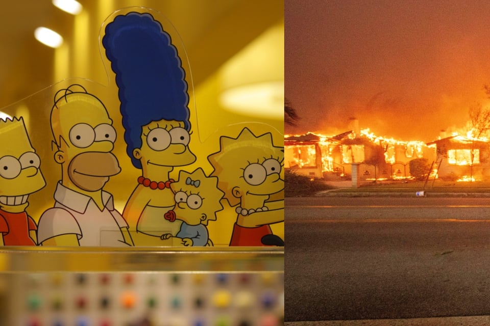 Aseguran que Los Simpson predijeron incendios en California