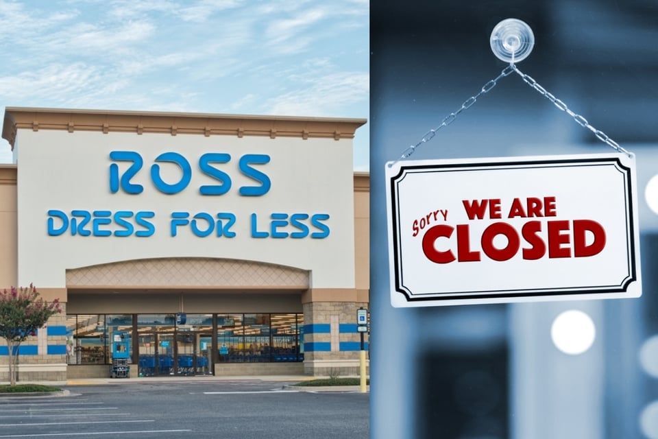 Ross Dress for Less anuncia el cierre de dos sucursales