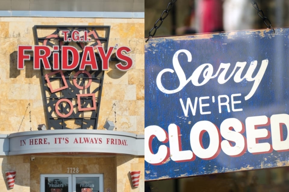 ¿En la quiebra? TGI Fridays anuncia que cerrará 50 sucursales