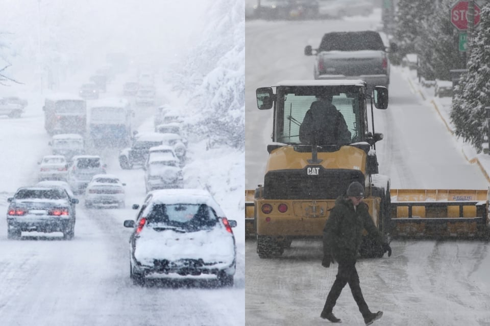 Tormenta invernal deja nevadas en el centro de EEUU e interrumpe miles de vuelos