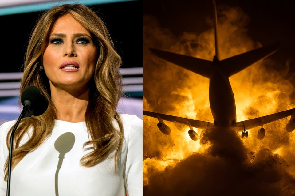 Melania Trump rompe el silencio sobre el trágico accidente aéreo en Washington