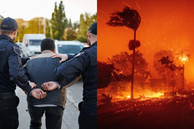 California Police Arrest Alleged Azusa Arson Suspect