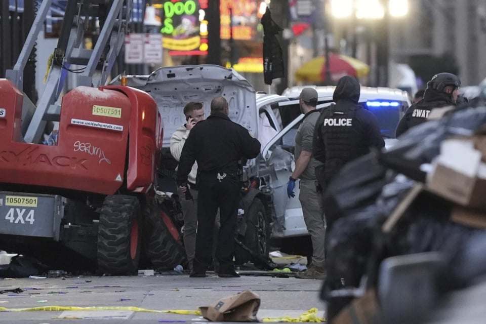 Identifican al responsable del atropello masivo en Nueva Orleans