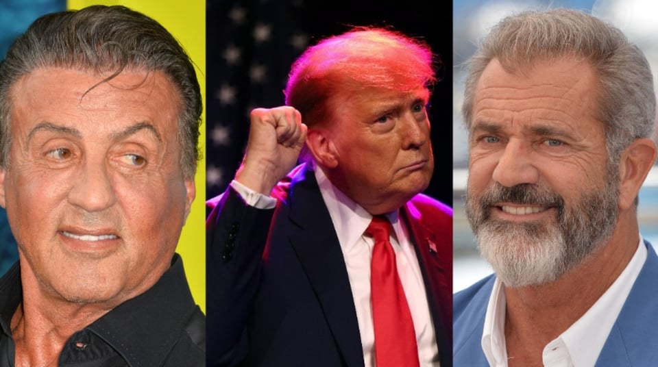 Trump nombra a Sylvester Stallone y Mel Gibson como embajadores especiales en Hollywood