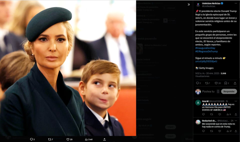 nitos, ninos, traviesos, misa, trump