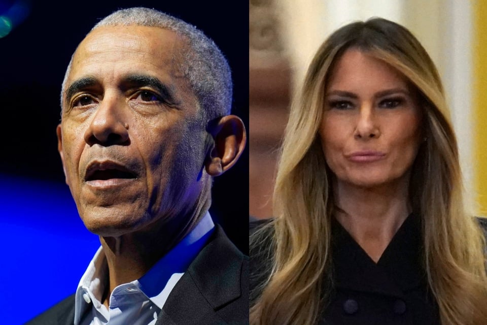 Melania Trump critica la transición presidencial de los Obama