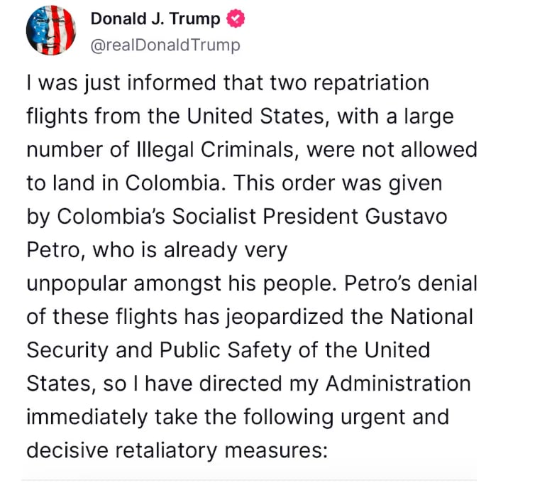 United States, Colombia, Trump, Visas, United States Revokes Visas of Colombian Nationals