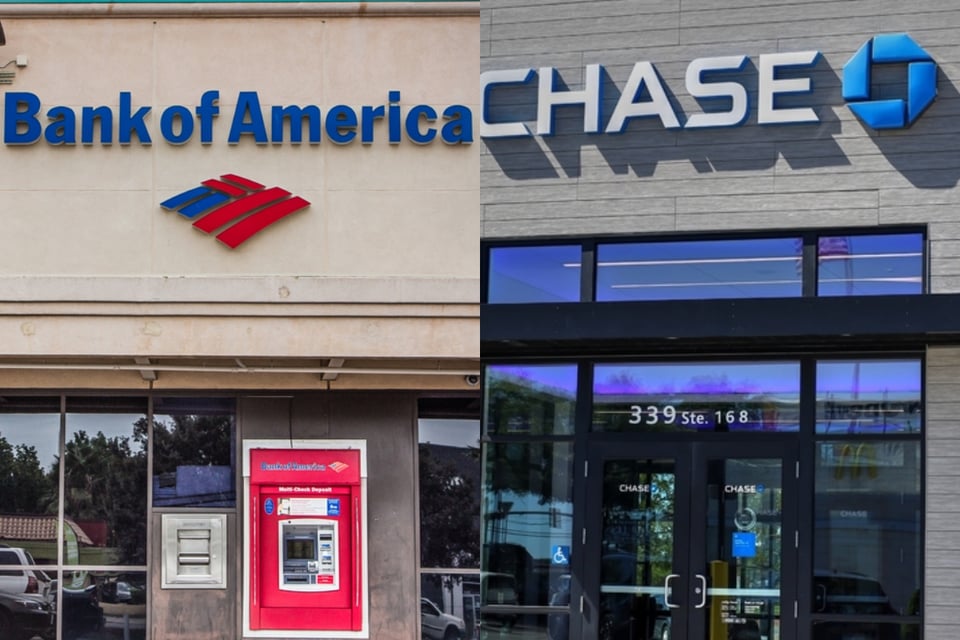 Bank of America, Wells Fargo y Chase Bank anuncian el cierre de todas sus sucursales