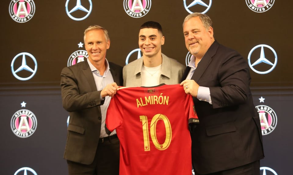 Miguel Almirón fue presentado como nuevo jugador del Atlanta United