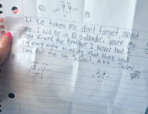 Carta de niña migrante, conmueve, y se viraliza,Sulmi ,MundoNow