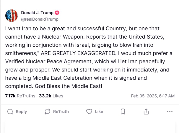 Trump quiere empezar,negociar ,acuerdo nuclear, Irán