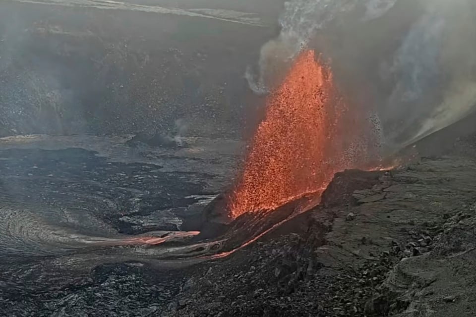 Volcán hace erupción en EEUU, Advertencia, Autoridades, Hawái, Noticia