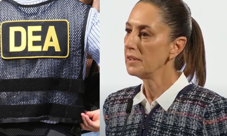 Presidenta Claudia Sheinbaum rechaza mayor presencia de la DEA en México