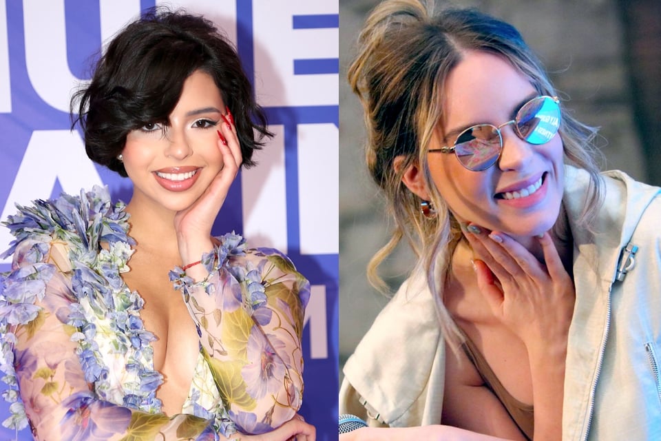Ángela Aguilar sorprende con nuevo look junto a Christian Nodal