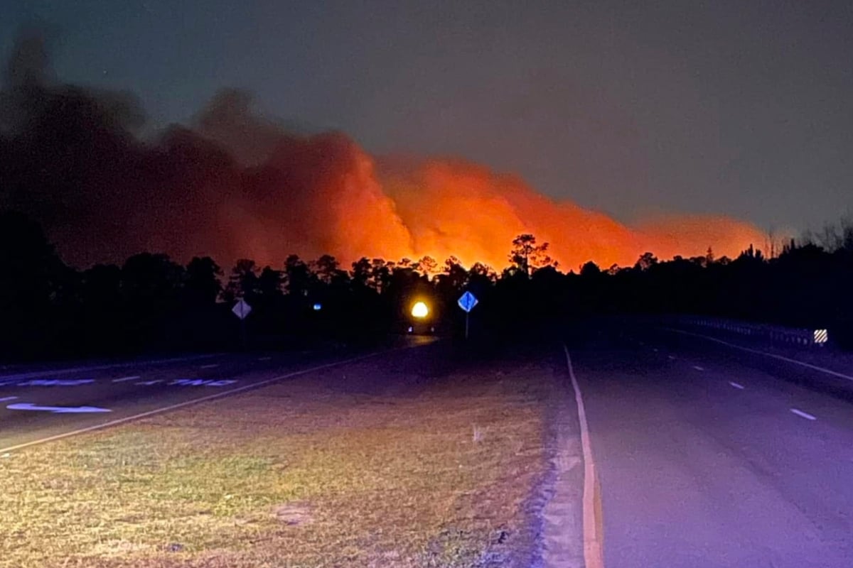 Carolina del Sur en emergencia por incendios forestales