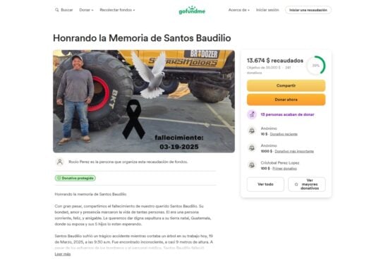 Conmoción por la trágica muerte de Santos Baudilio