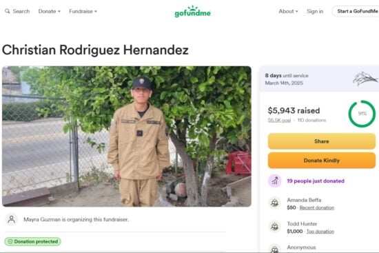 Joven hispano, asesinado a balazos en King City, GoFundMe