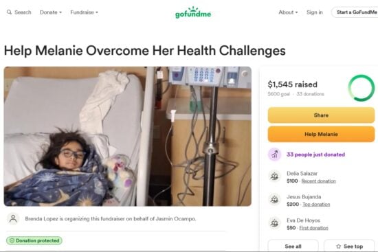 Niña hispana en Kansas City enfrenta grave enfermedad