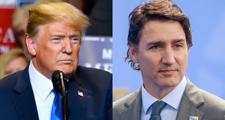 Trump promete responder a aranceles de Canadá con medidas recíprocas