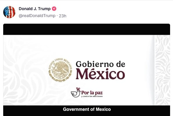 Trump difunde, campaña mexicana, contra el fentanilo