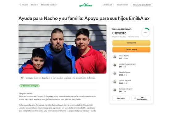 Campaña GoFundMe para Ignacio Amezcua y su familia