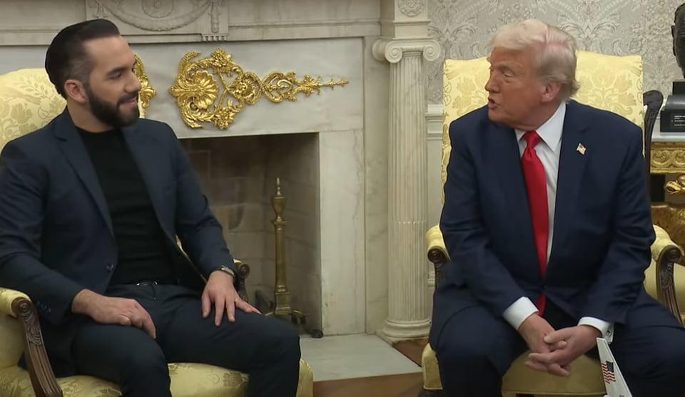 trump, bukele, el salvador, presos, acuerdo