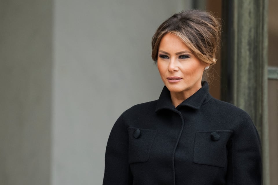 Melania Trump y su elegante homenaje al Papa Francisco