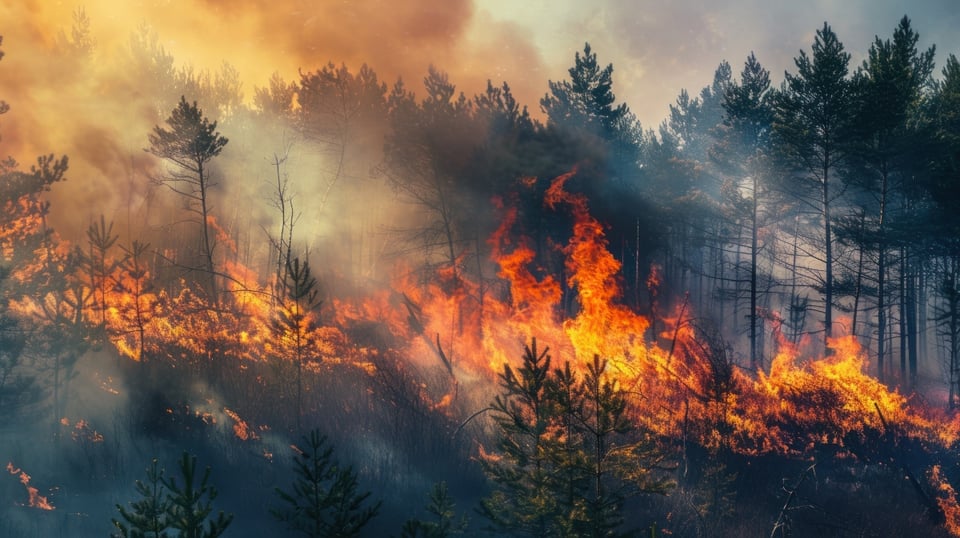 Joven acusado de provocar devastador incendio forestal en Nueva Jersey
