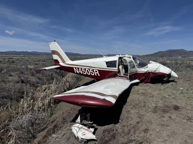 Plane Crashes While Attempting to Land at Airport Runway