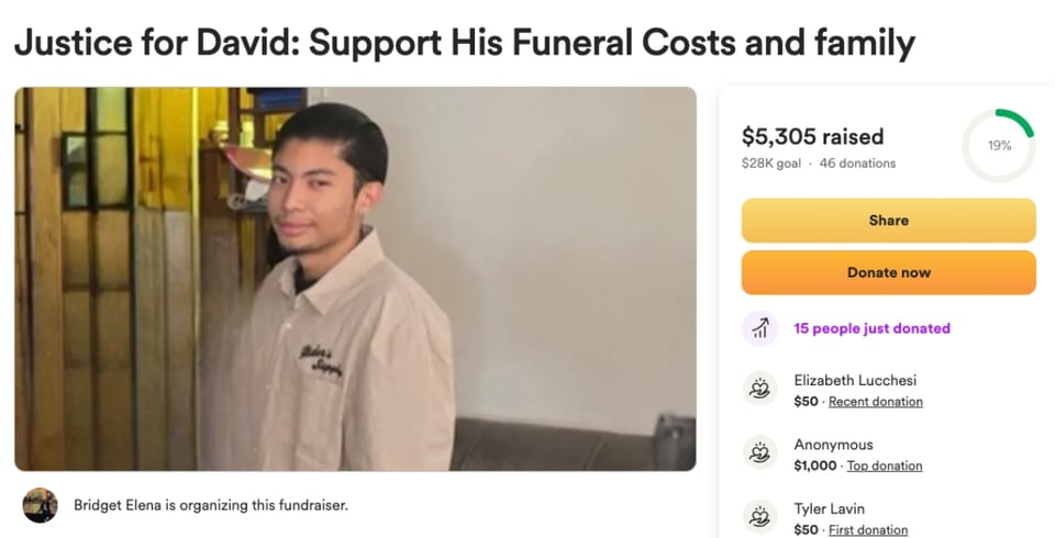 Asesinan a joven en Las Vegas, AutoZone, Delito, David, Crimen