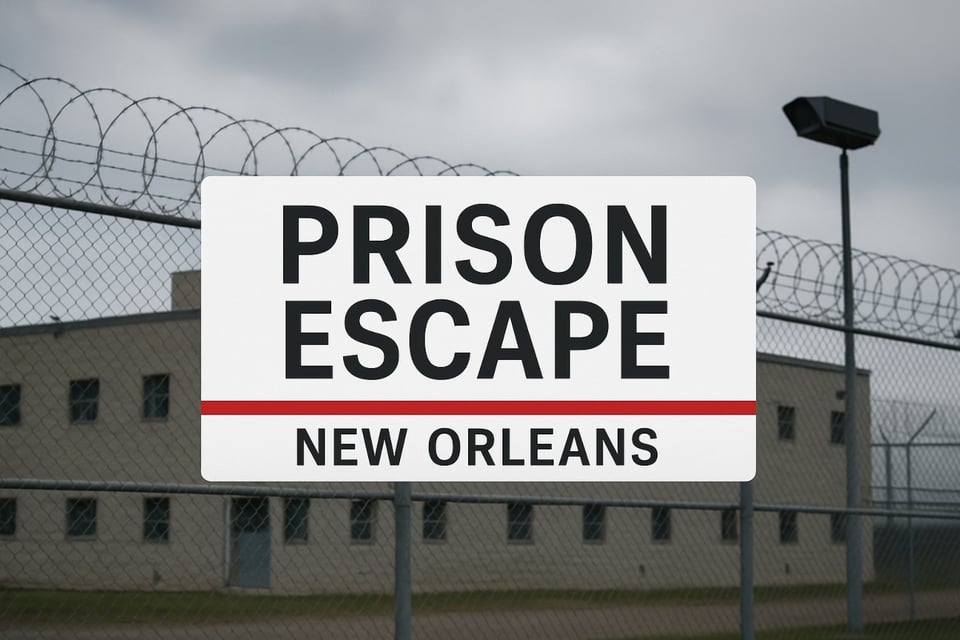 Fuga, Prison, New Orleans Mundonow, New Orleans Prison Break