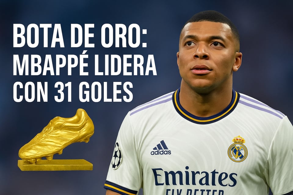 Bota de Oro, Kylian Mbappé, Real Madrid, MundoNOW