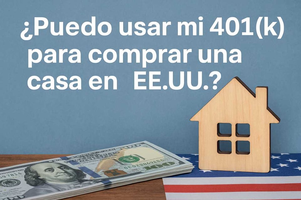¿Puedo usar mi 401(k) para comprar una casa en EE.UU.?