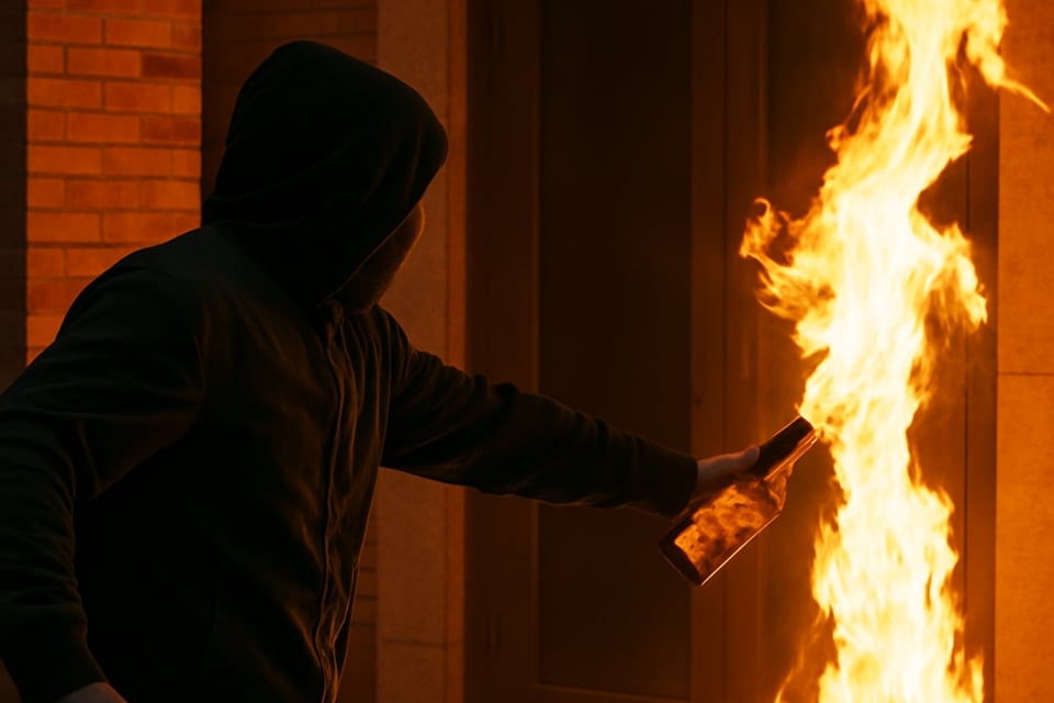 ataque, crimen, molotov MundoNOW
