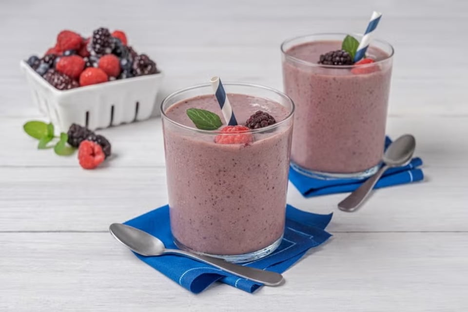 Batido de frutos rojos y colágeno que amarás