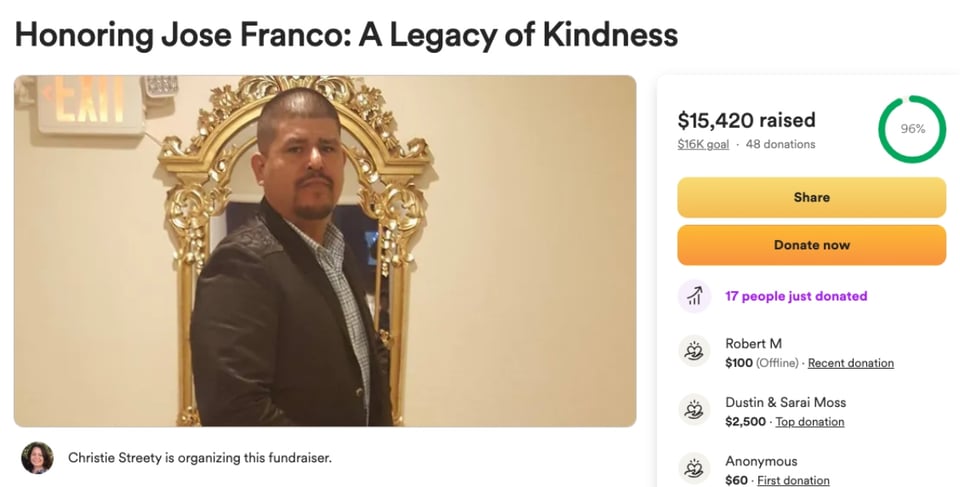 Muere José Franco en Phoenix después de sufrir terrible accidente