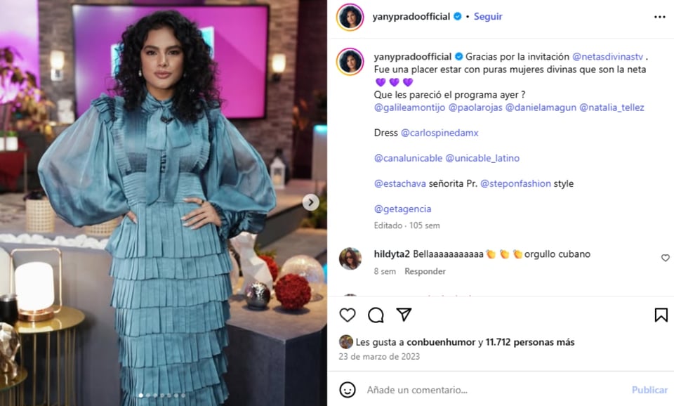 Asesinan a papá de Yany Prado, actriz de Telemundo