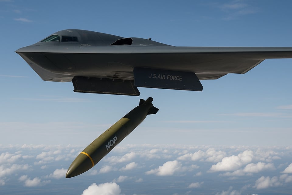 ataque, nuclear, GBU-57 MundoNOW, US Could Use 13,600 kg Bomb in Potential Strike Against Iran