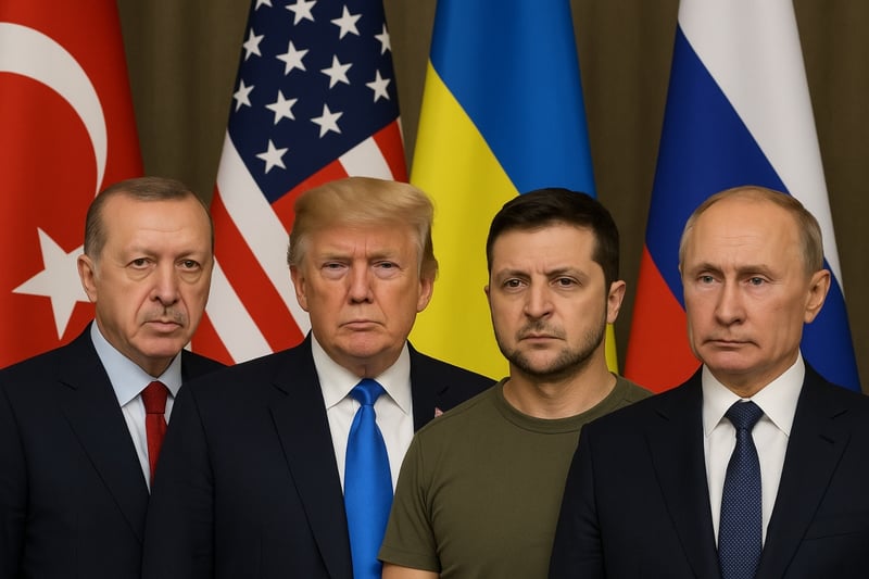 Trump Reportedly Open to Meeting with Zelensky, Putin, and Erdogan to Advance Peace Talks